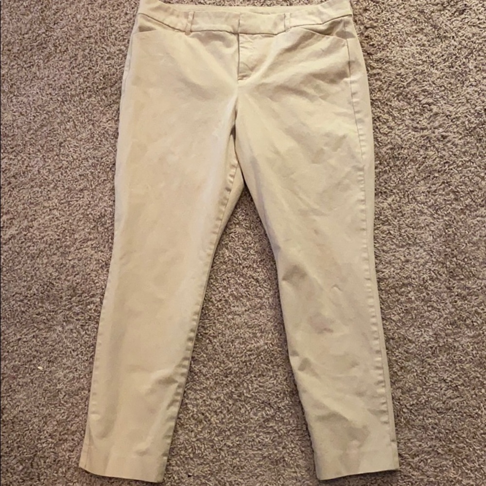 Old Navy khaki Pixie Pants sz 14